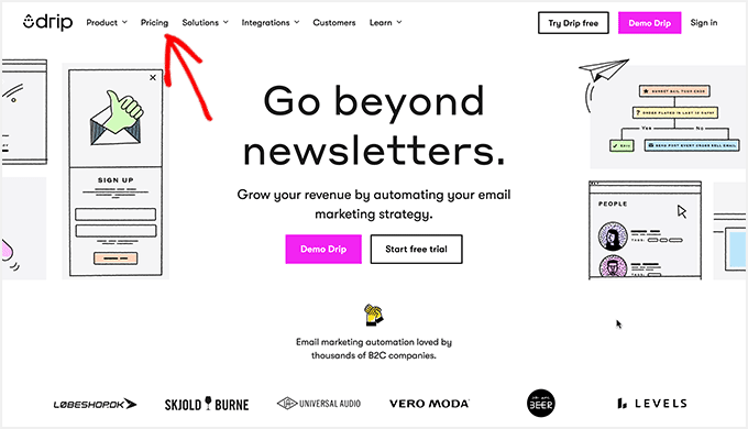 Drip Website